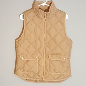 J. Crew | Excursion Quilted Down Vest, Medium